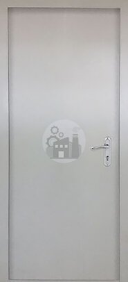 металлическая дверь для котельной, окрас нитроэмаль - внутренняя часть двери ДВ-889