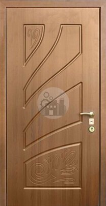 стальная дверь элитная, отделка массив дерева и мдф - внутренняя часть двери ДВ-583