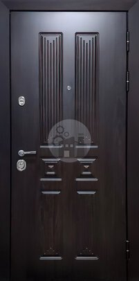 стальная дверь в квартиру, мдф с обеих сторон с глазком-ДВ-815